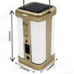 Pick Ur Needs Solar Rechargeable Home Emergency Floor Lantern Lamp Light 4 Side Tube