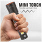 Pick Ur Needs Rechargeable 100W Small Search Metal Torch+ COB 3 Brightness Mode LED Light 3 hrs Torch Emergency Light