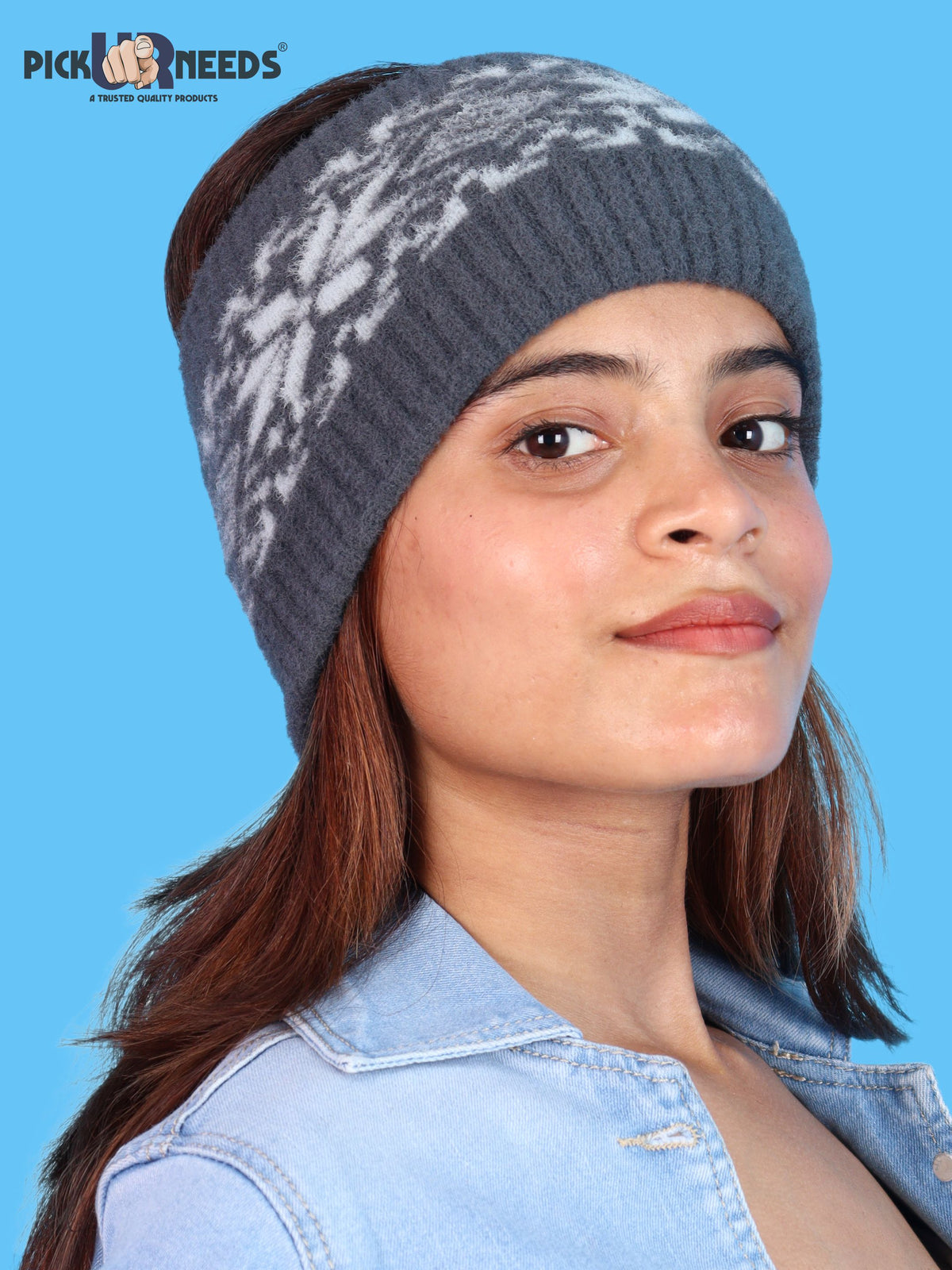 Pick Ur Needs Winter Headband for Women & Men Stretchable Ear Warmer Kanpatti Hair Band Cozy Head Cover for Walking, Running & Travel