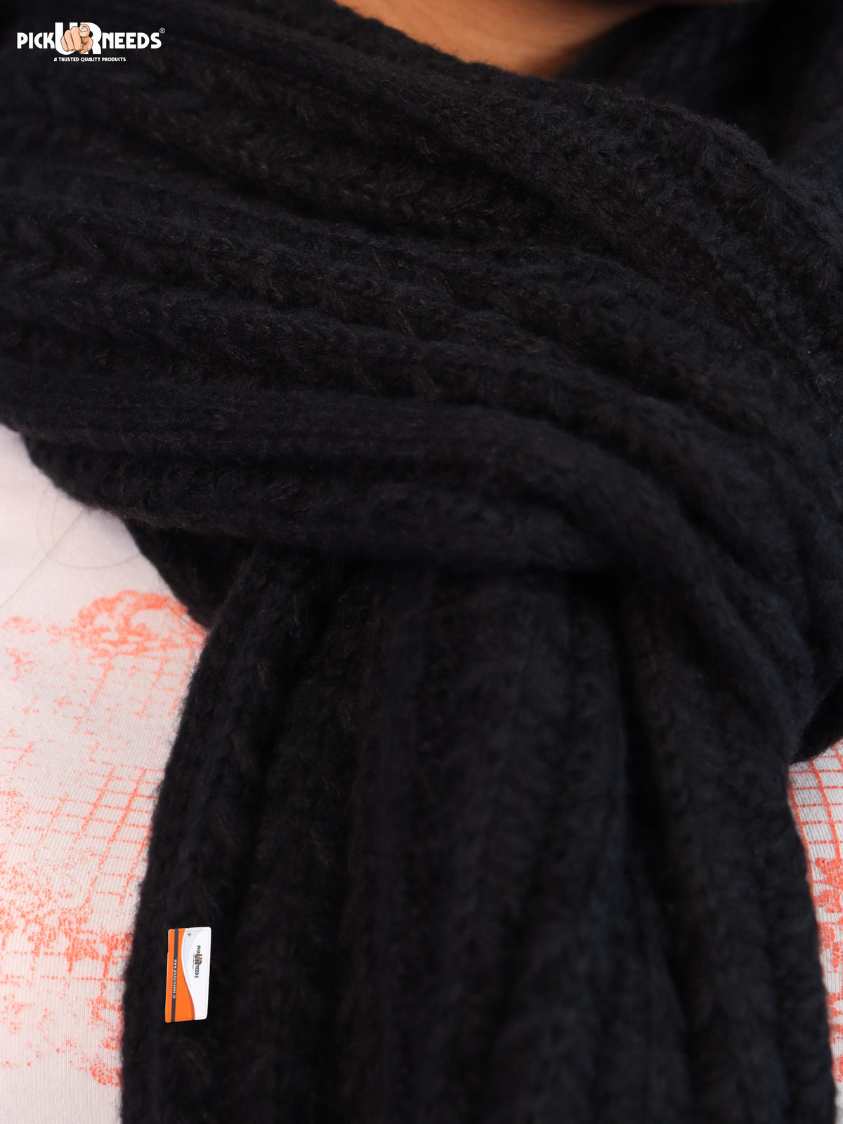 Pick Ur Needs Women Girls Premium Knitted Muffler Soft Cozy Winter Neck Scarf Long Warm Wrap Stylish Winter Accessory