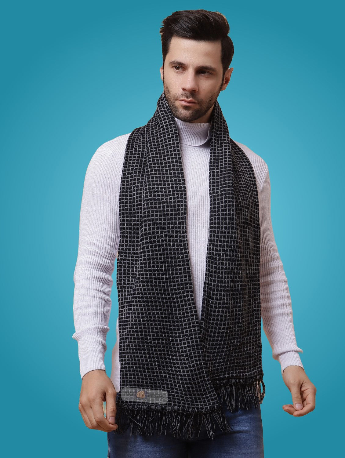 Pick Ur Needs Stylish Men’s Muffler – Warm, Soft & Trendy Winter Accessory