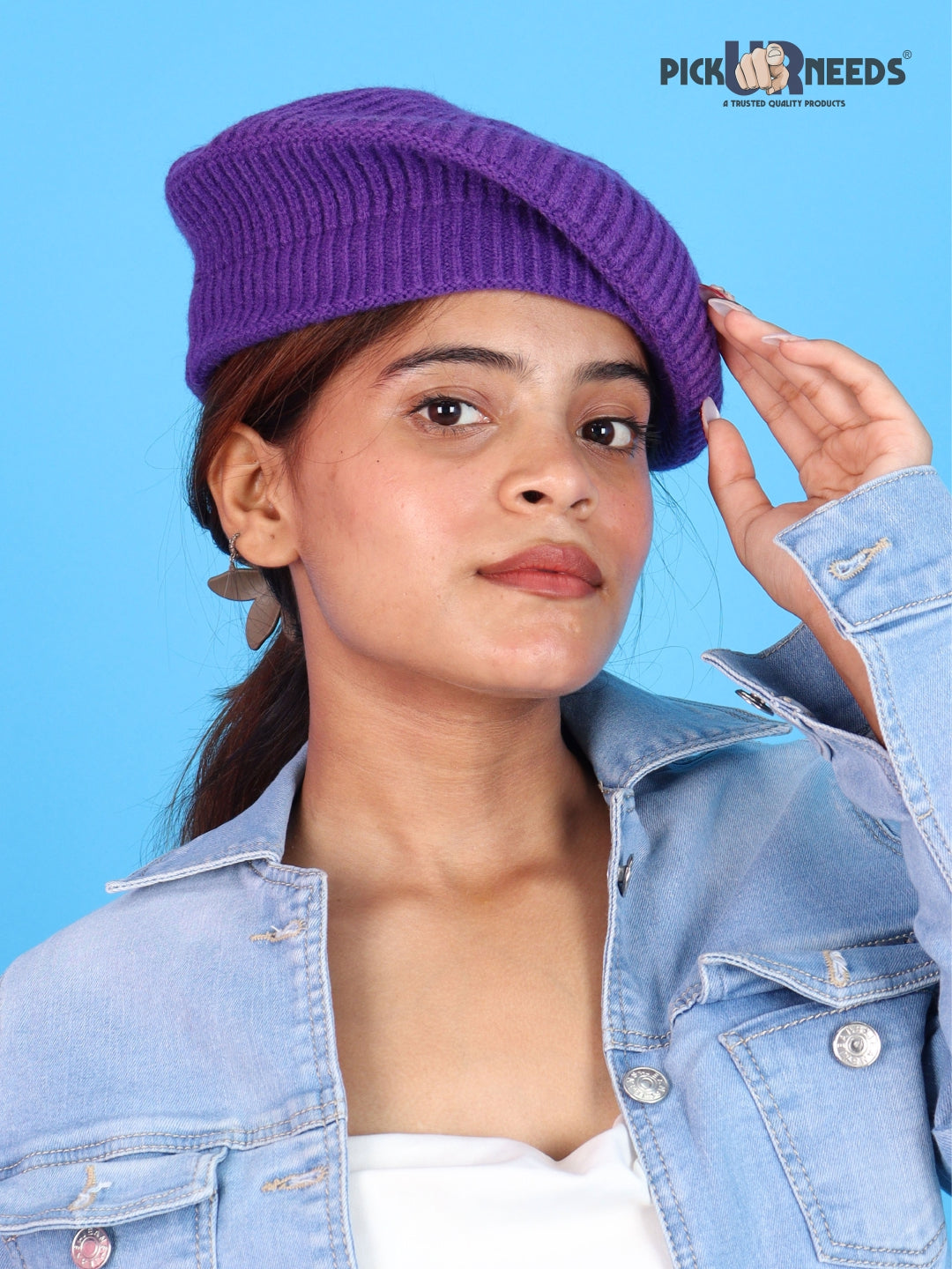 Pick Ur Needs Knitted Beret for Women – Stylish, Warm & Lightweight Winter Hat
