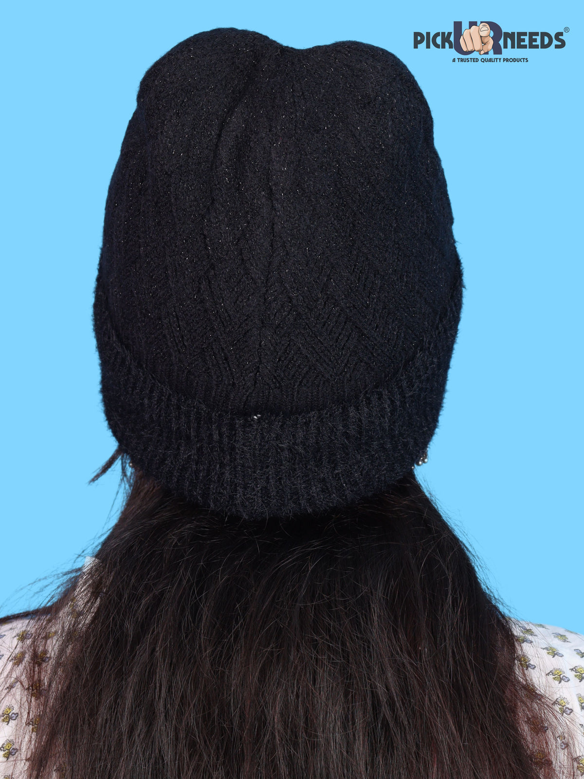 Pick Ur Needs Women & Girls Winter Beanie Cap Cozy & Soft Knitted Warm Hat with Stretchable Fit