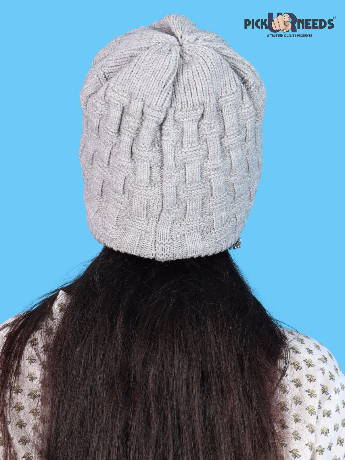 Pick Ur Needs Stylish Winter Cap for Women & Girls Warm Cozy Stretchable with Soft Knit Fabric