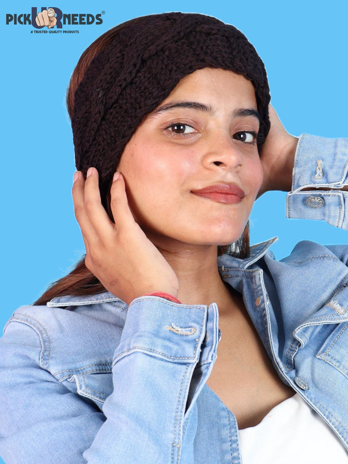 Pick Ur Needs Women & Girls Winter Earmuff Headband Kanpatti Soft Warm Ear Cover