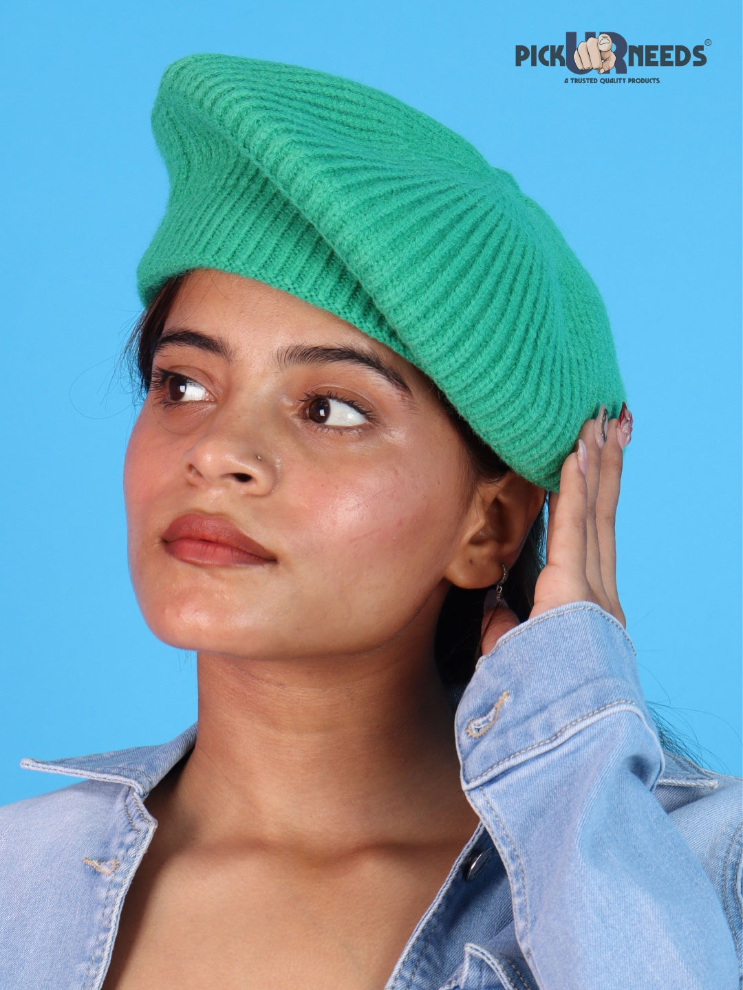 Pick Ur Needs Knitted Beret for Women – Stylish, Warm & Lightweight Winter Hat