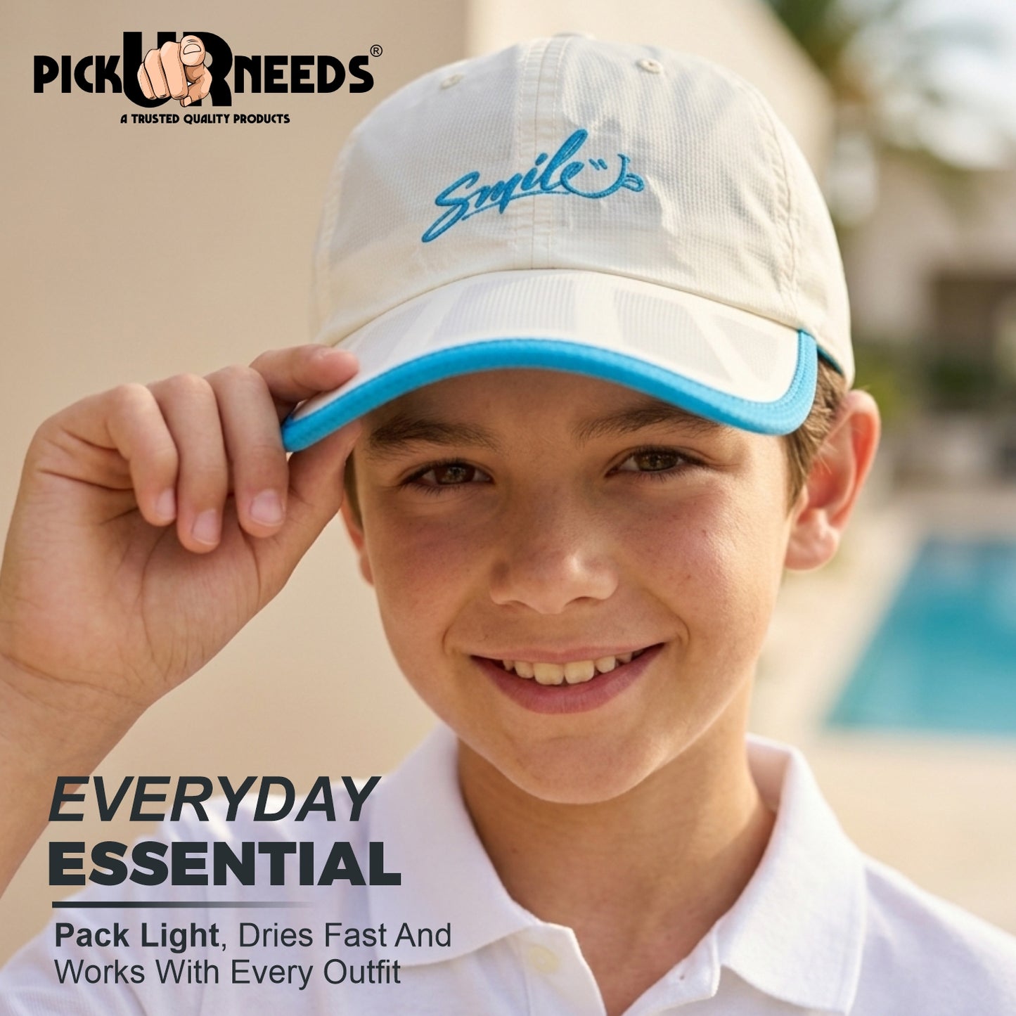 Pick Ur Needs Chill Embroidered Baseball Cap, Adjustable Dad Hat, Everyday Essential Sun Protection Caps Kids