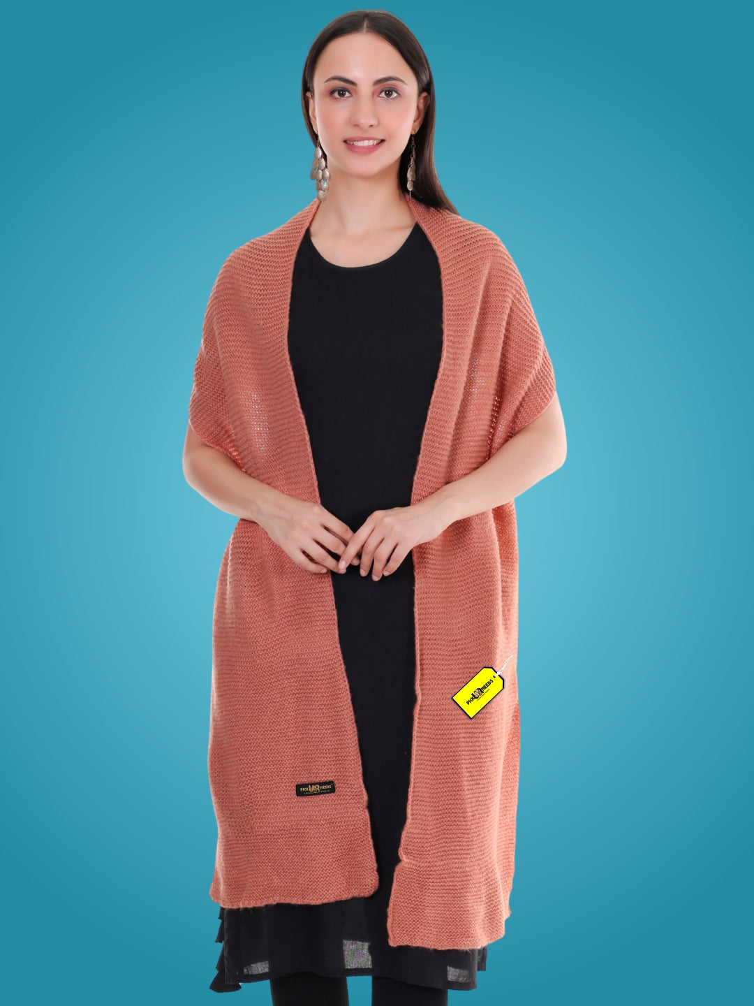 Pick Ur Needs Soft & Elegant Women’s Winter Scarf Wool Blend Knitted Muffler For Cold Weather Wrap