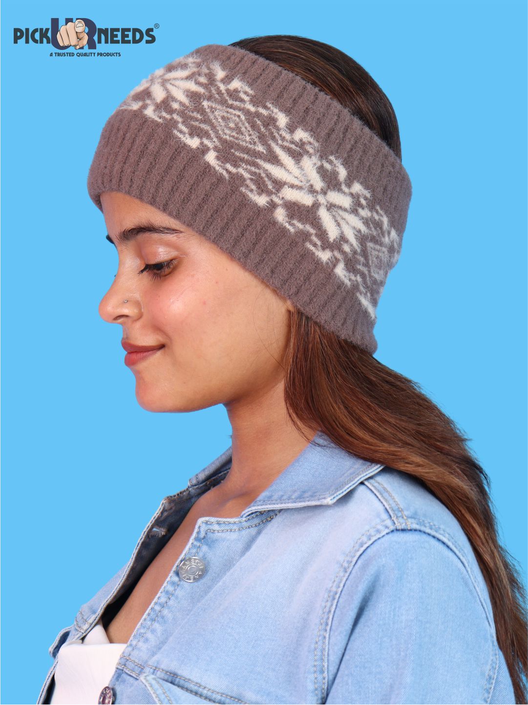 Pick Ur Needs Winter Headband for Women & Men Stretchable Ear Warmer Kanpatti Hair Band Cozy Head Cover for Walking, Running & Travel