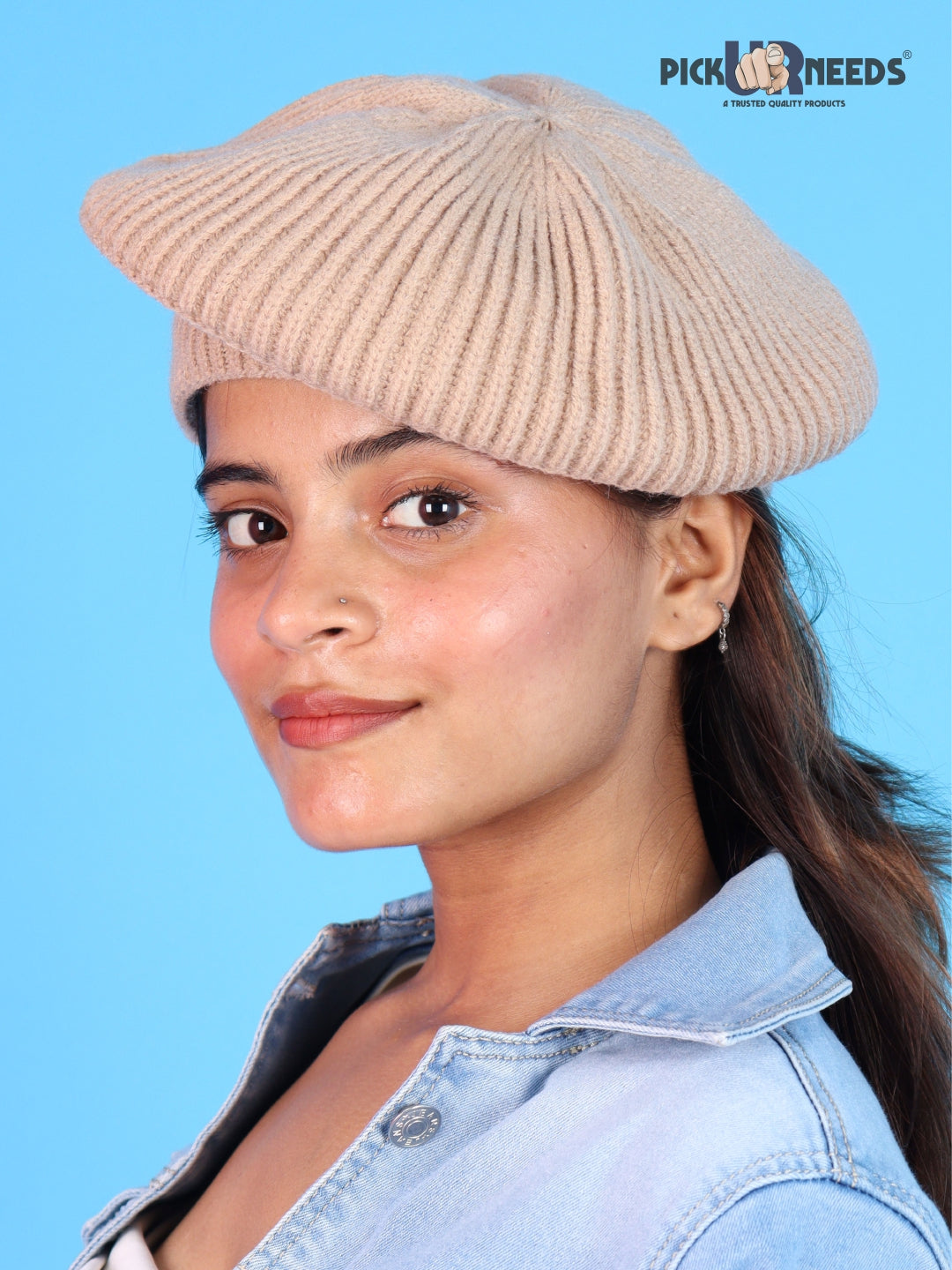 Pick Ur Needs Knitted Beret for Women – Stylish, Warm & Lightweight Winter Hat