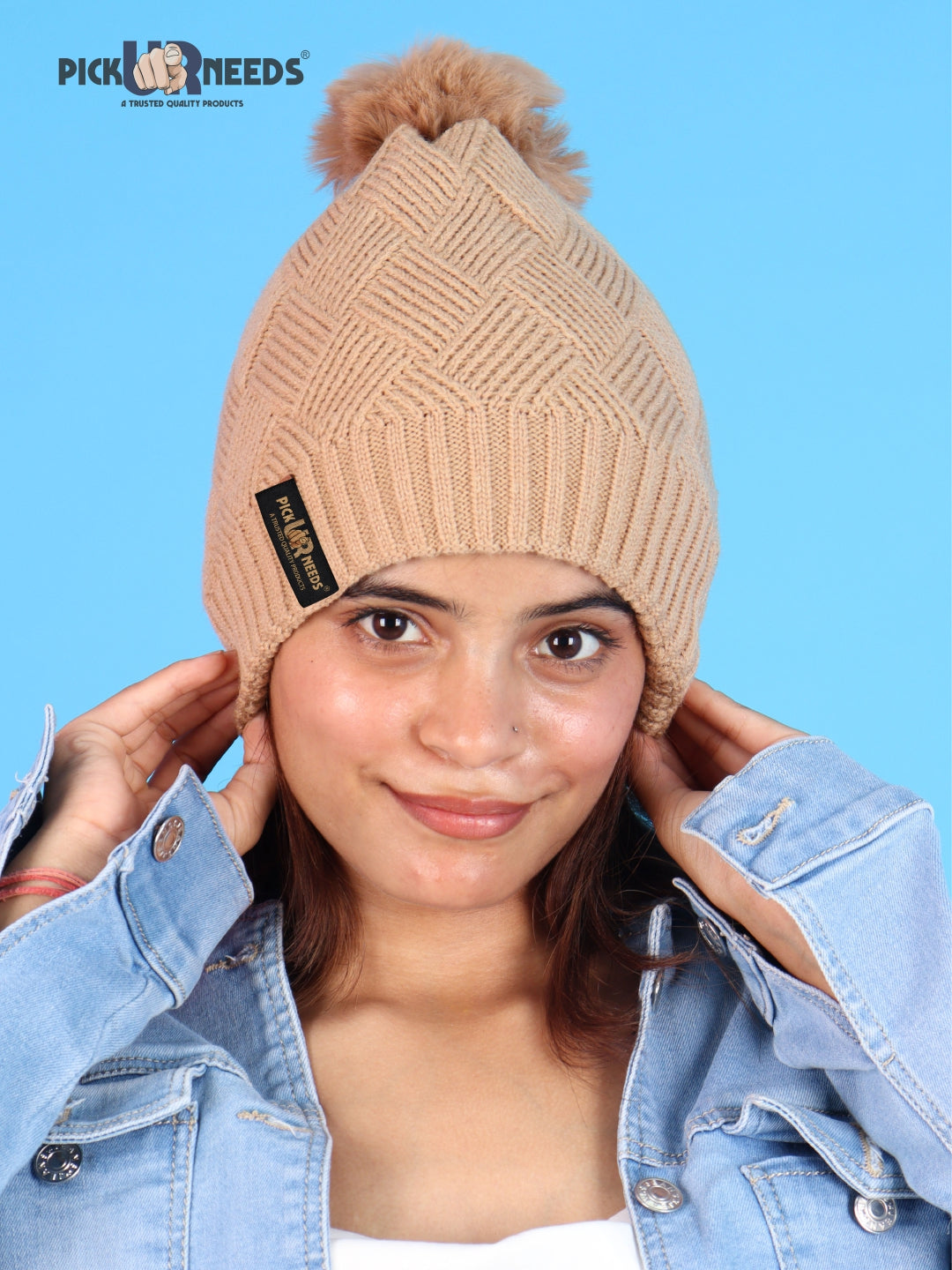 Pick Ur Needs Woolen Winter Cap – Warm & Stylish Winter Wear for Women
