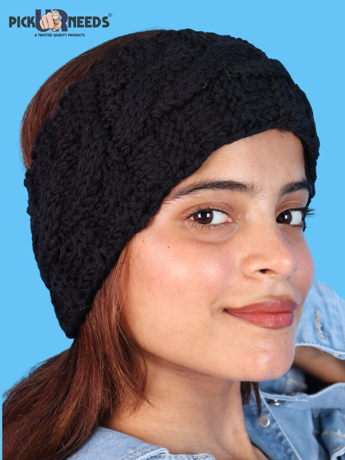 Pick Ur Needs Women & Girls Winter Earmuff Headband Kanpatti Soft Warm Ear Cover