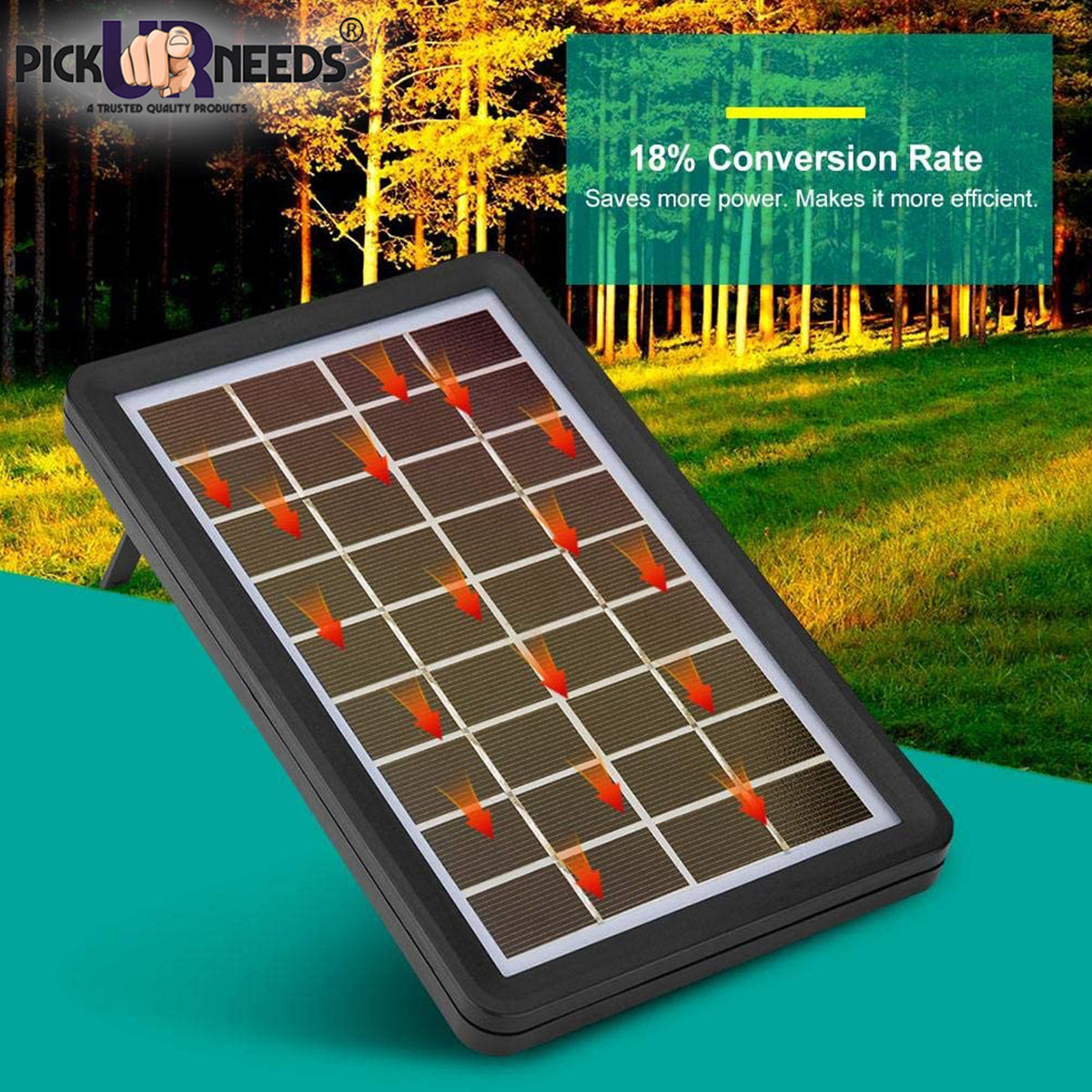 Pick Ur Needs Eco Friendly Solar Panel 9V 3W Solar Board Waterproof 93% Light Transmittance Poly Silicon Solar