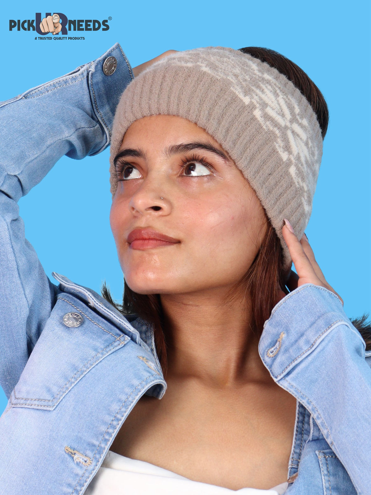 Pick Ur Needs Winter Headband for Women & Men Stretchable Ear Warmer Kanpatti Hair Band Cozy Head Cover for Walking, Running & Travel