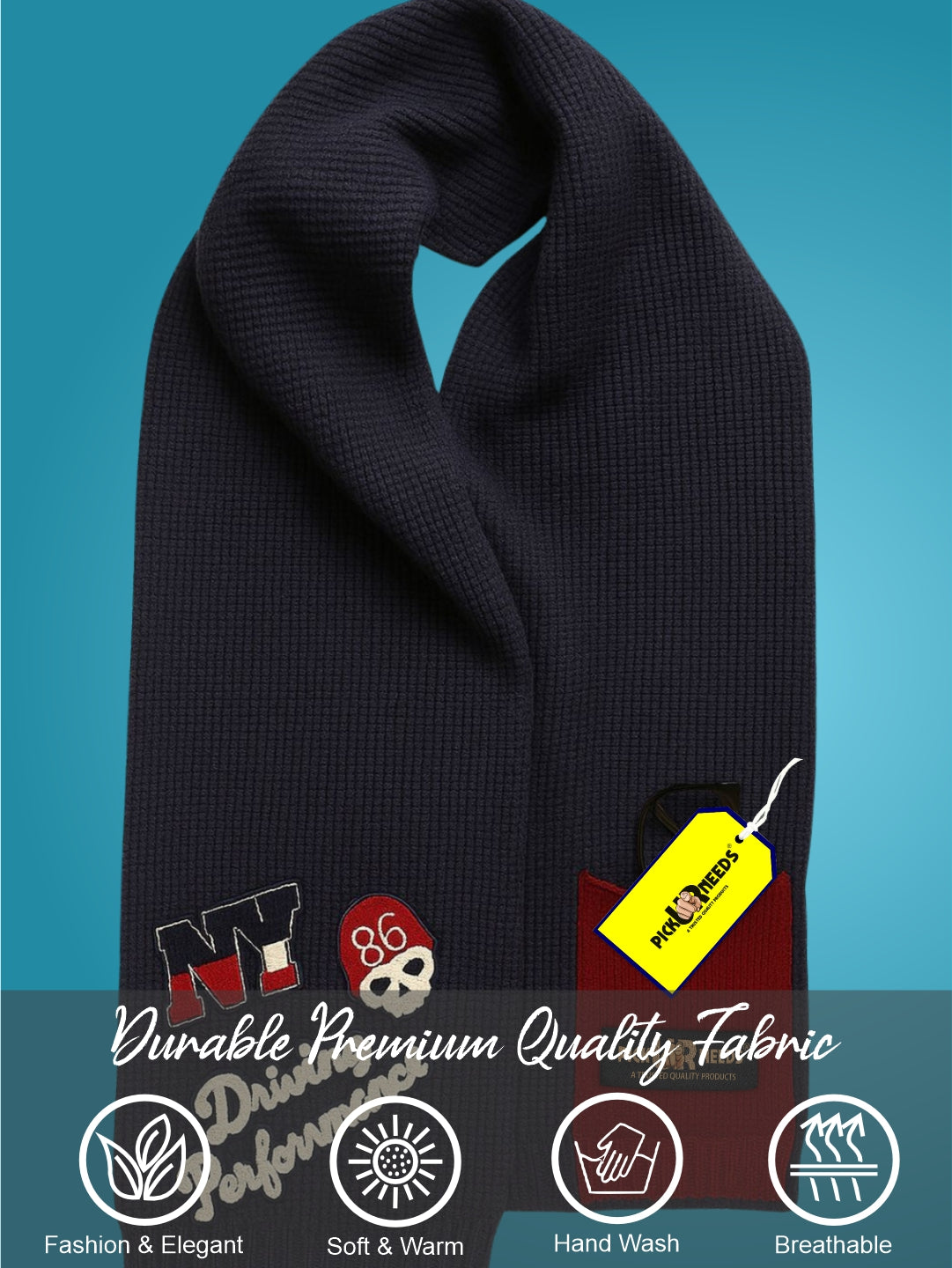 Pick Ur Needs Self Design Women Muffler