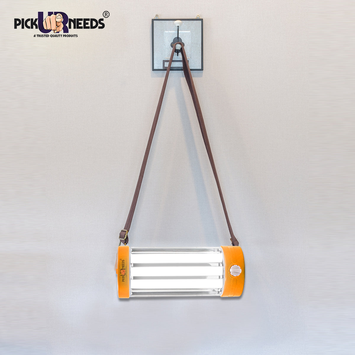Pick Ur Needs® Extra Brightness Rechargeable LED Lantern Emergency Light 40W with Eco Friendly Solar Panel(3W + 9V)