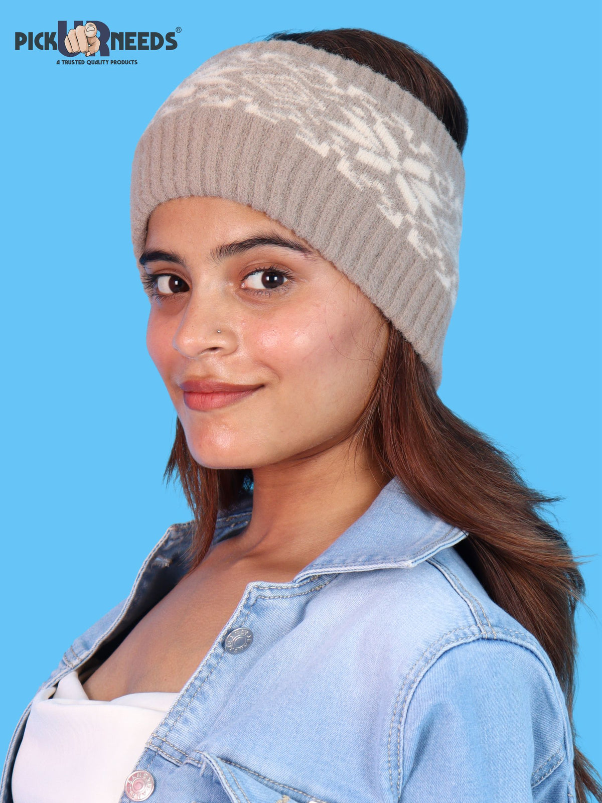 Pick Ur Needs Winter Headband for Women & Men Stretchable Ear Warmer Kanpatti Hair Band Cozy Head Cover for Walking, Running & Travel
