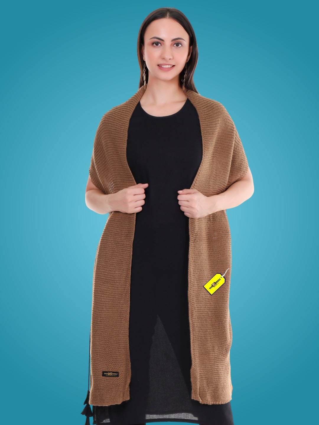 Pick Ur Needs Soft & Elegant Women’s Winter Scarf Wool Blend Knitted Muffler For Cold Weather Wrap