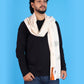 Pick Ur Needs Winter Shawl, Scarf, Stole & Muffler with Elegant Feather Print Soft Lightweight Winter Wrap for Men Stylish Scarf Stole for Kurta, Shirt For Boys