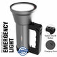 Pick Ur Needs Rechargeable LED Outdoor Torch 200 Watt Laser Light 3600mAh Battery Metal Body 5 hrs Torch Emergency Light