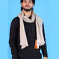 Pick Ur Needs Winter Shawl, Scarf, Stole & Muffler with Elegant Feather Print Soft Lightweight Winter Wrap for Men Stylish Scarf Stole for Kurta, Shirt For Boys