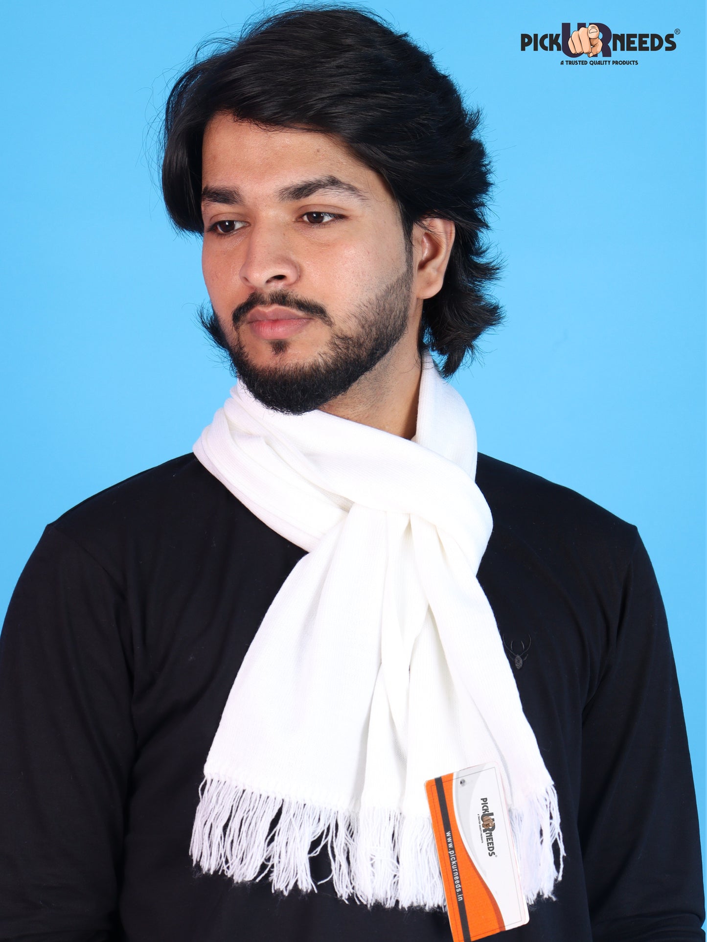 Pick Ur Needs Mens Winter Muffler Scarf for Boys & Men Soft Warm Neck Wrap Stole Lightweight Shawl
