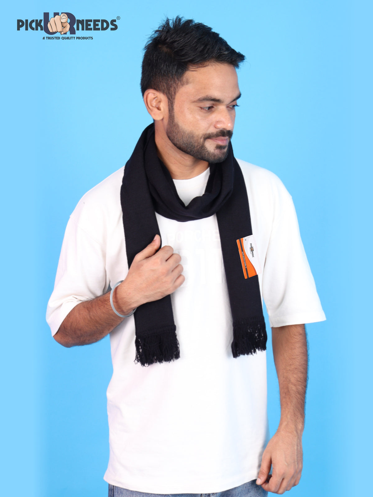 Pick Ur Needs Mens Winter Muffler Scarf for Boys & Men Soft Warm Neck Wrap Stole Lightweight Shawl