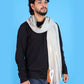 Pick Ur Needs Winter Shawl, Scarf, Stole & Muffler with Elegant Feather Print Soft Lightweight Winter Wrap for Men Stylish Scarf Stole for Kurta, Shirt For Boys