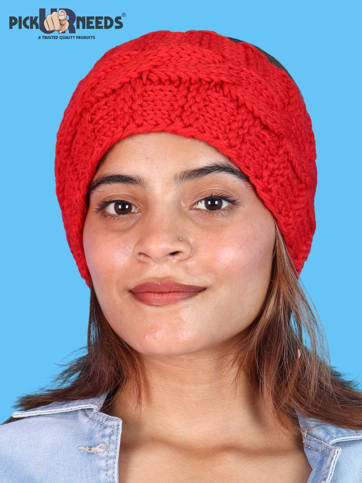 Pick Ur Needs Women & Girls Winter Earmuff Headband Kanpatti Soft Warm Ear Cover
