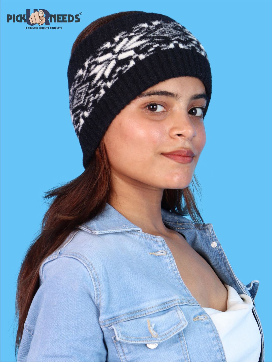 Pick Ur Needs Winter Headband for Women & Men Stretchable Ear Warmer Kanpatti Hair Band Cozy Head Cover for Walking, Running & Travel
