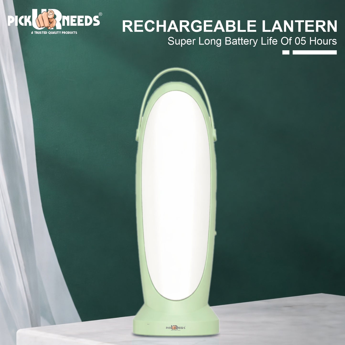 Pick Ur Needs Pick Ur Needs Rechargeable Long Range Emergency Lamp Light 1800 mAh 50w 5 hrs Torch Emergency LightLong Range Emergency Lamp Light 1800 mAh 50w 5 hrs Torch Emergency Light
