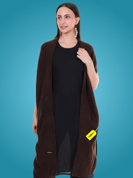 Pick Ur Needs Soft & Elegant Women’s Winter Scarf Wool Blend Knitted Muffler For Cold Weather Wrap