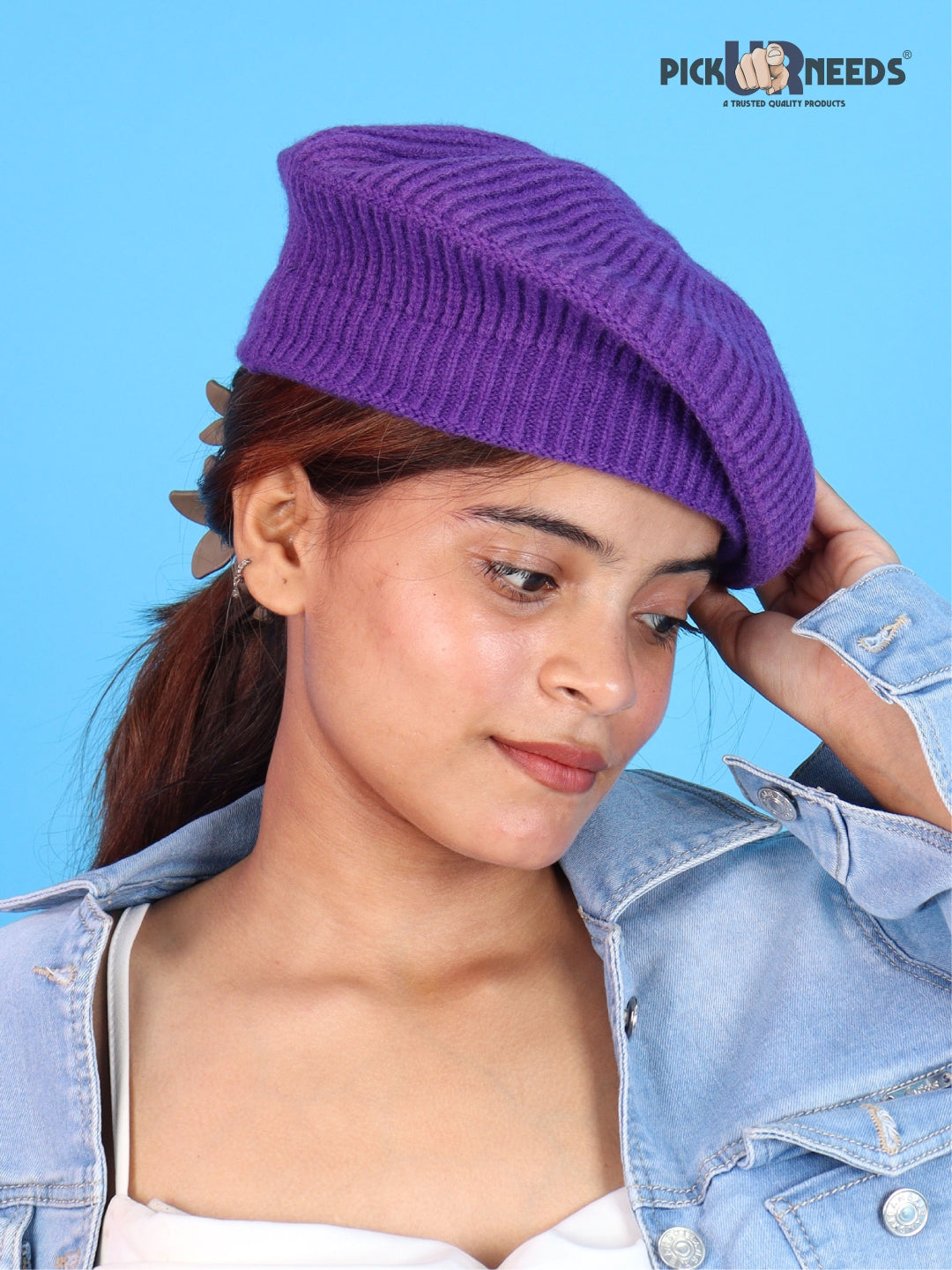 Pick Ur Needs Knitted Beret for Women – Stylish, Warm & Lightweight Winter Hat