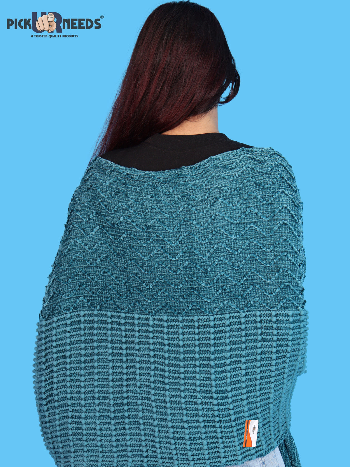 Pick Ur Needs Winter Premium Muffler for Women Soft Textured Woven with Elegant Fringe Detailing Warm For Girls