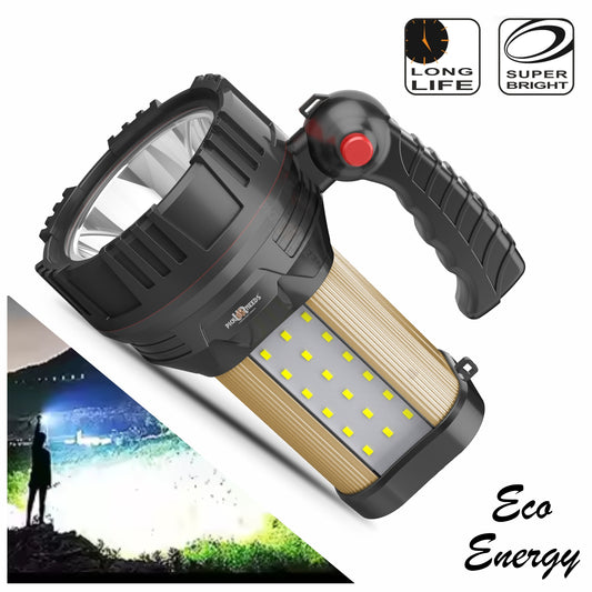 Pick Ur Needs 250W Rechargeable LED Light with 18 SMD High Power Searchlight 1500mAh 12 hrs Torch Emergency Light