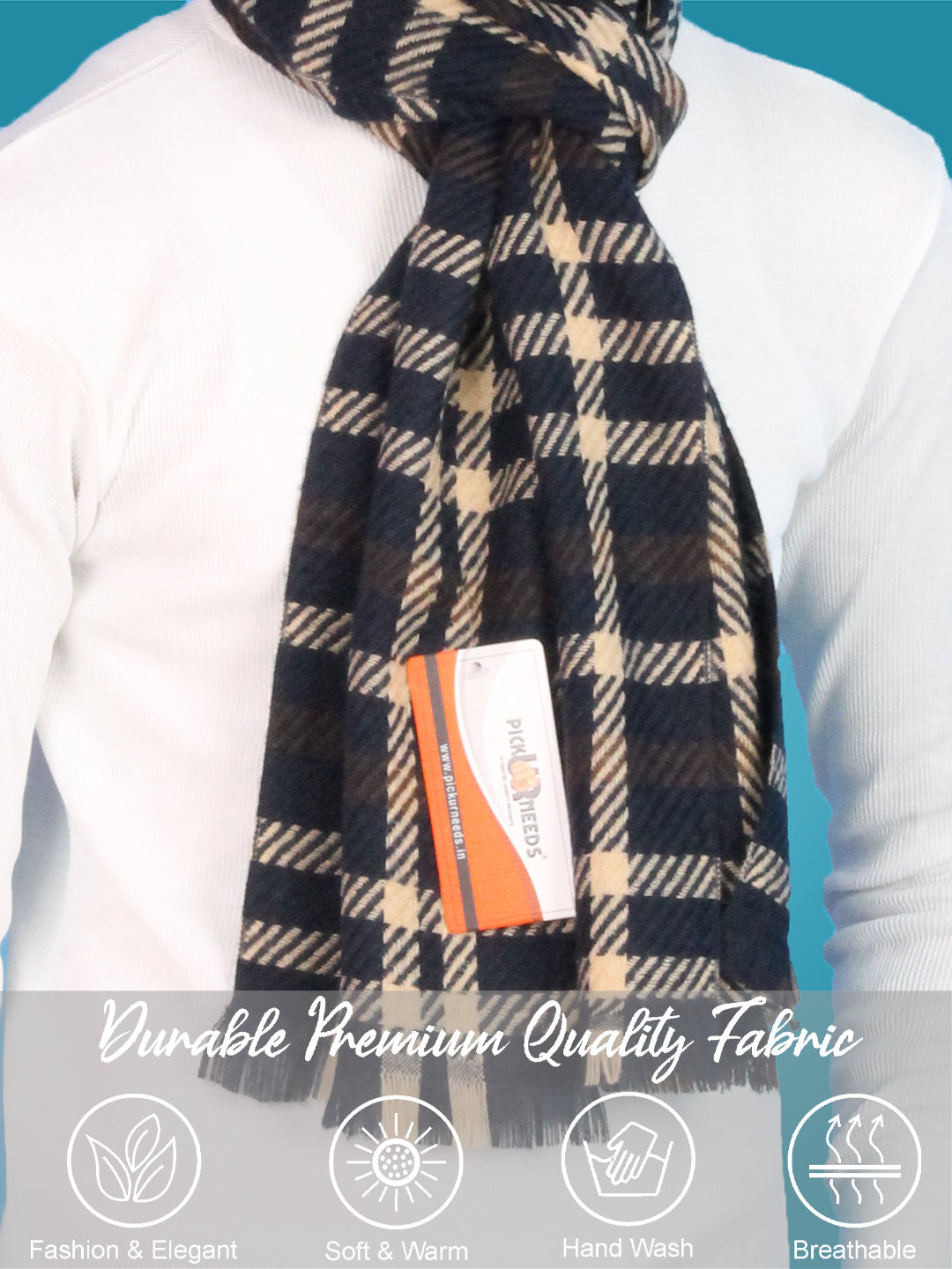 Pick Ur Needs Checkered Men Muffler