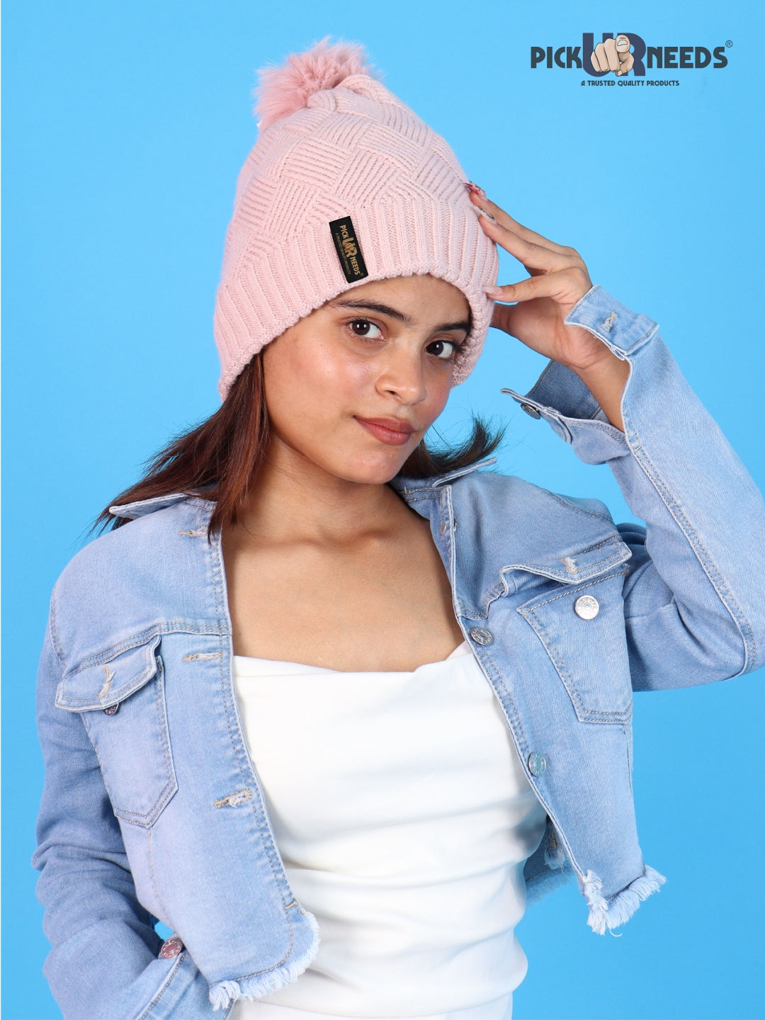 Pick Ur Needs Woolen Winter Cap – Warm & Stylish Winter Wear for Women