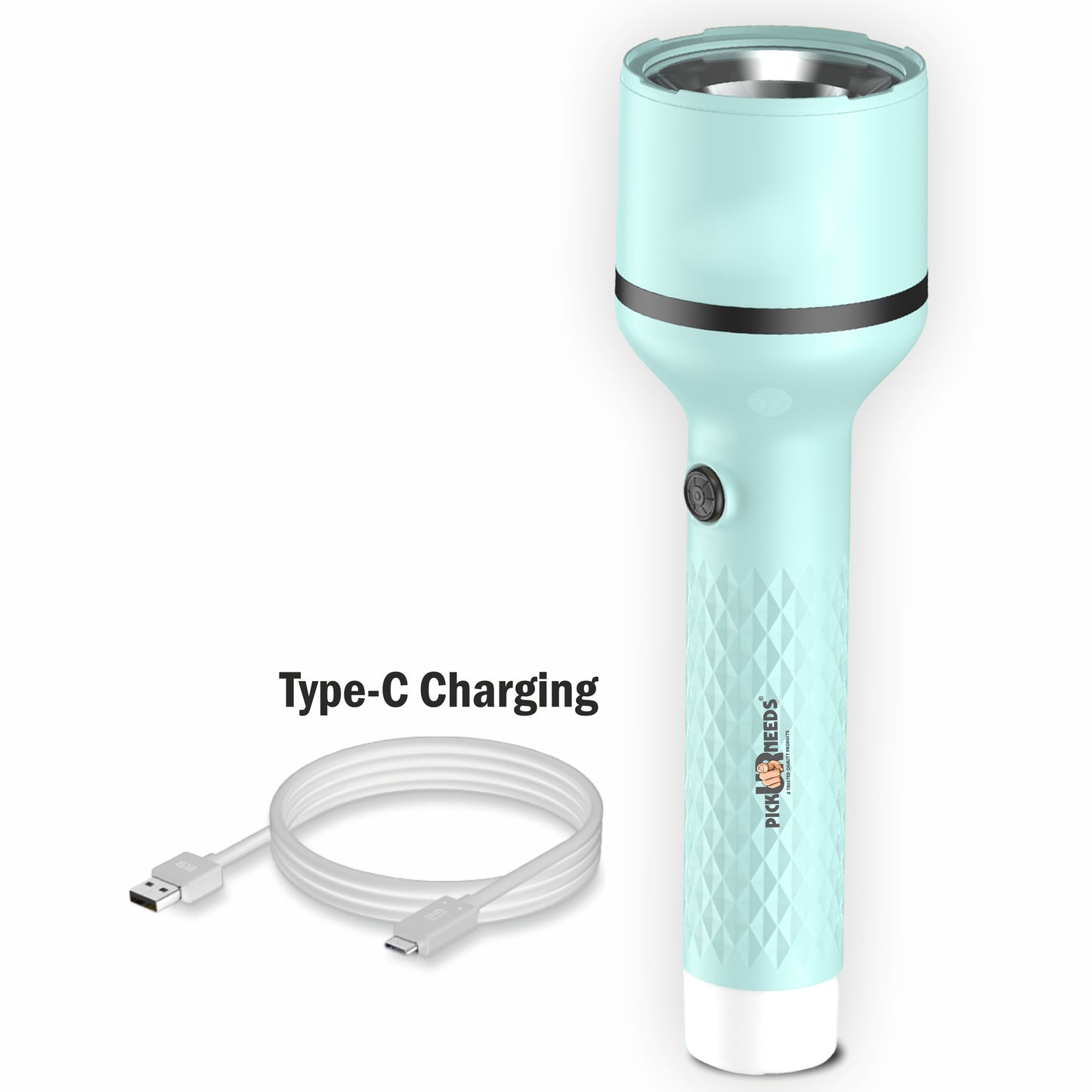 Pick Ur Needs Rechargeable Long Range Search Light With 4 Mode Light Long Battery Backup Torch 6 hrs Lantern Emergency Light