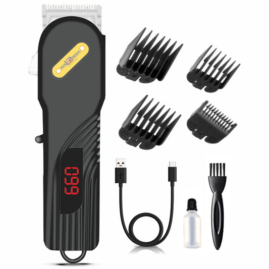 Pick Ur Needs Professional Rechargeable Hair Clipper/Shaver Hair Cutting Machine With Display Trimmer 180 min Runtime 4 Length Settings