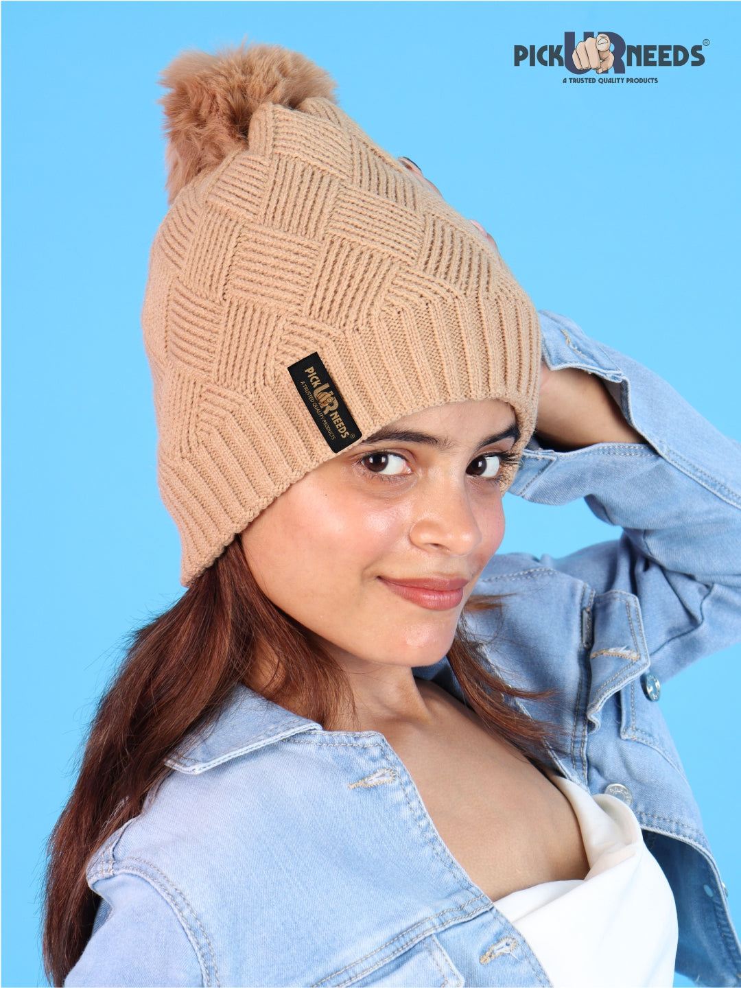 Pick Ur Needs Woolen Winter Cap – Warm & Stylish Winter Wear for Women