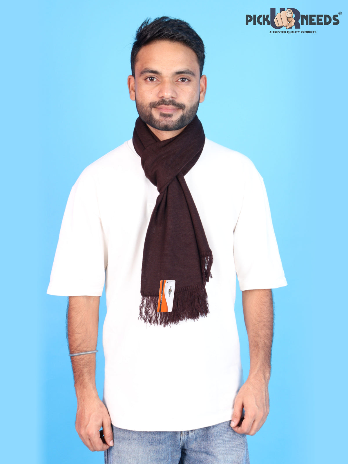 Pick Ur Needs Mens Winter Muffler Scarf for Boys & Men Soft Warm Neck Wrap Stole Lightweight Shawl