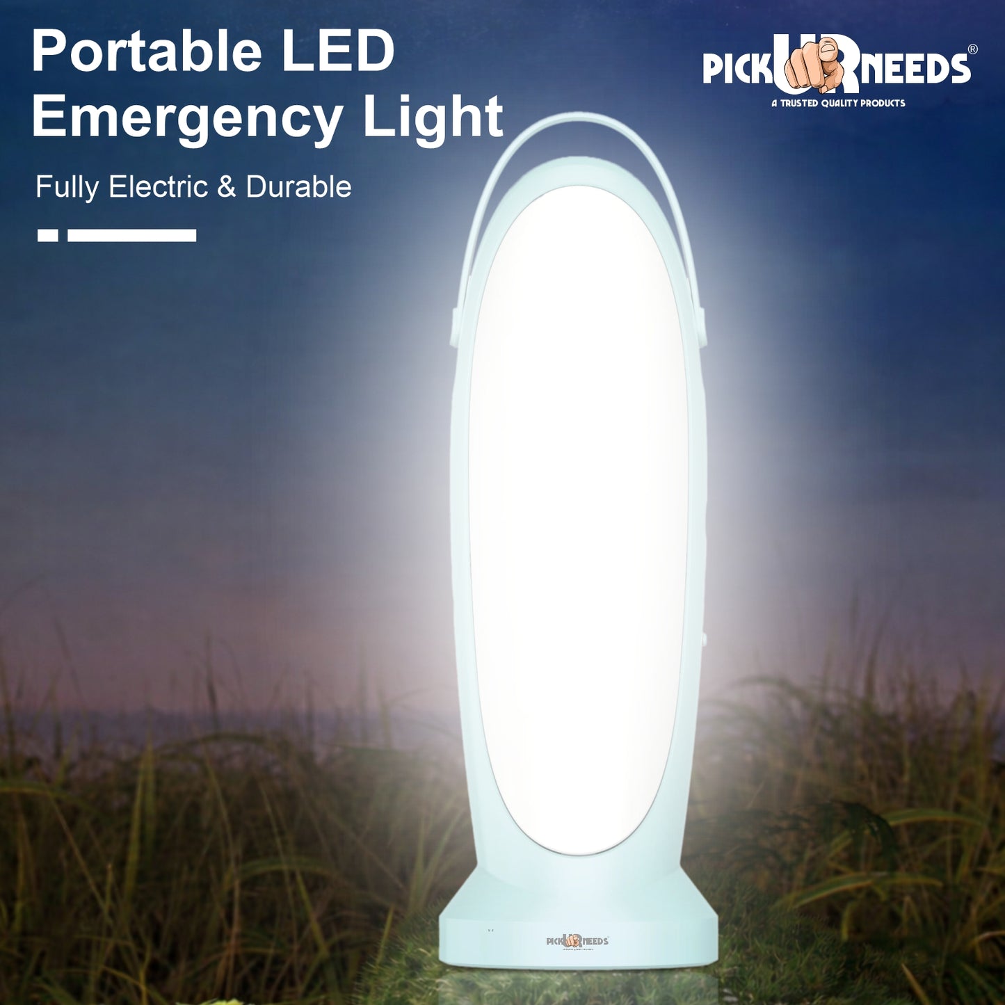 Pick Ur Needs Pick Ur Needs Rechargeable Long Range Emergency Lamp Light 1800 mAh 50w 5 hrs Torch Emergency LightLong Range Emergency Lamp Light 1800 mAh 50w 5 hrs Torch Emergency Light