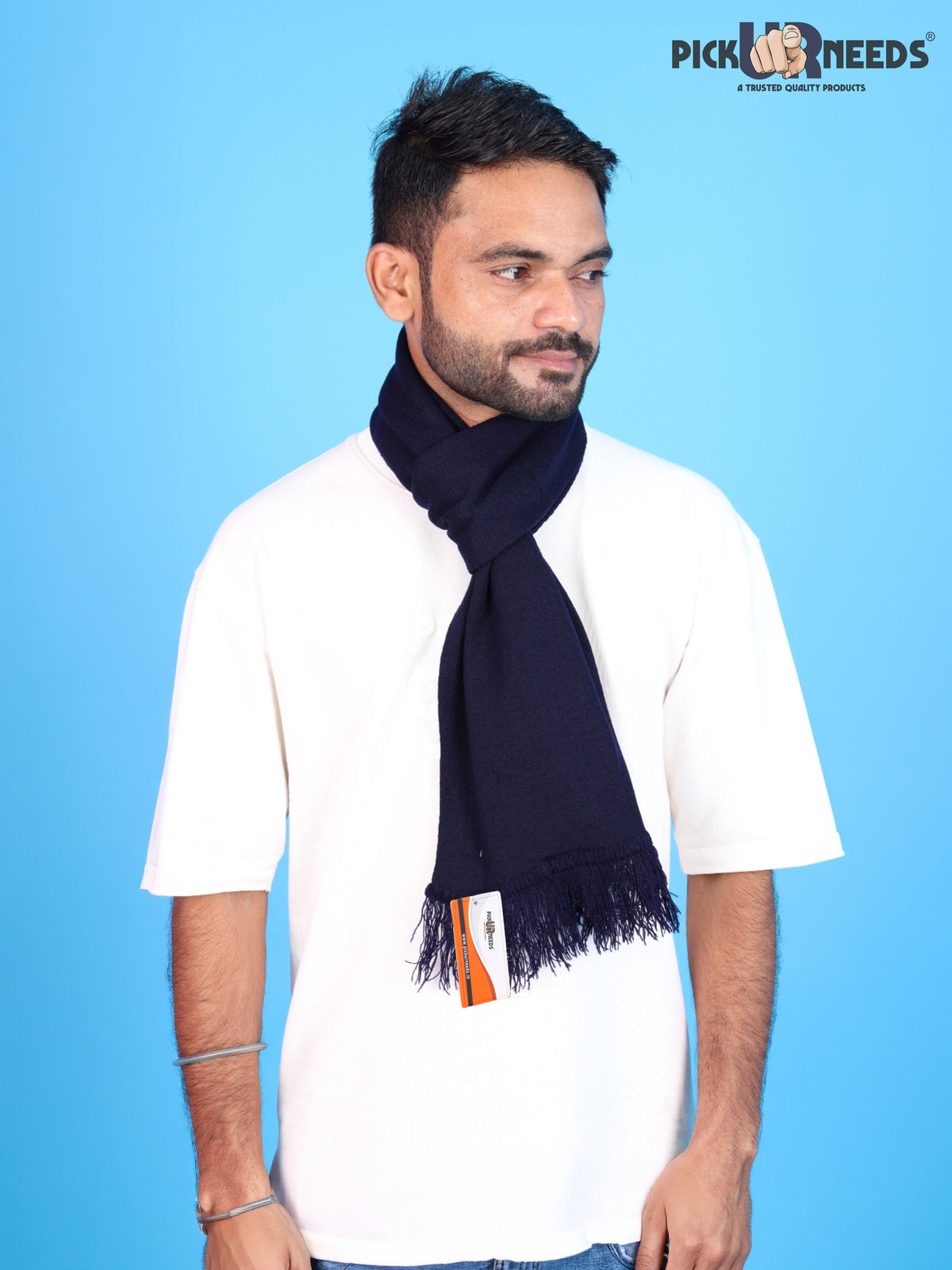 Pick Ur Needs Mens Winter Muffler Scarf for Boys & Men Soft Warm Neck Wrap Stole Lightweight Shawl