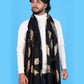 Pick Ur Needs Winter Shawl, Scarf, Stole & Muffler with Elegant Feather Print Soft Lightweight Winter Wrap for Men Stylish Scarf Stole for Kurta, Shirt For Boys