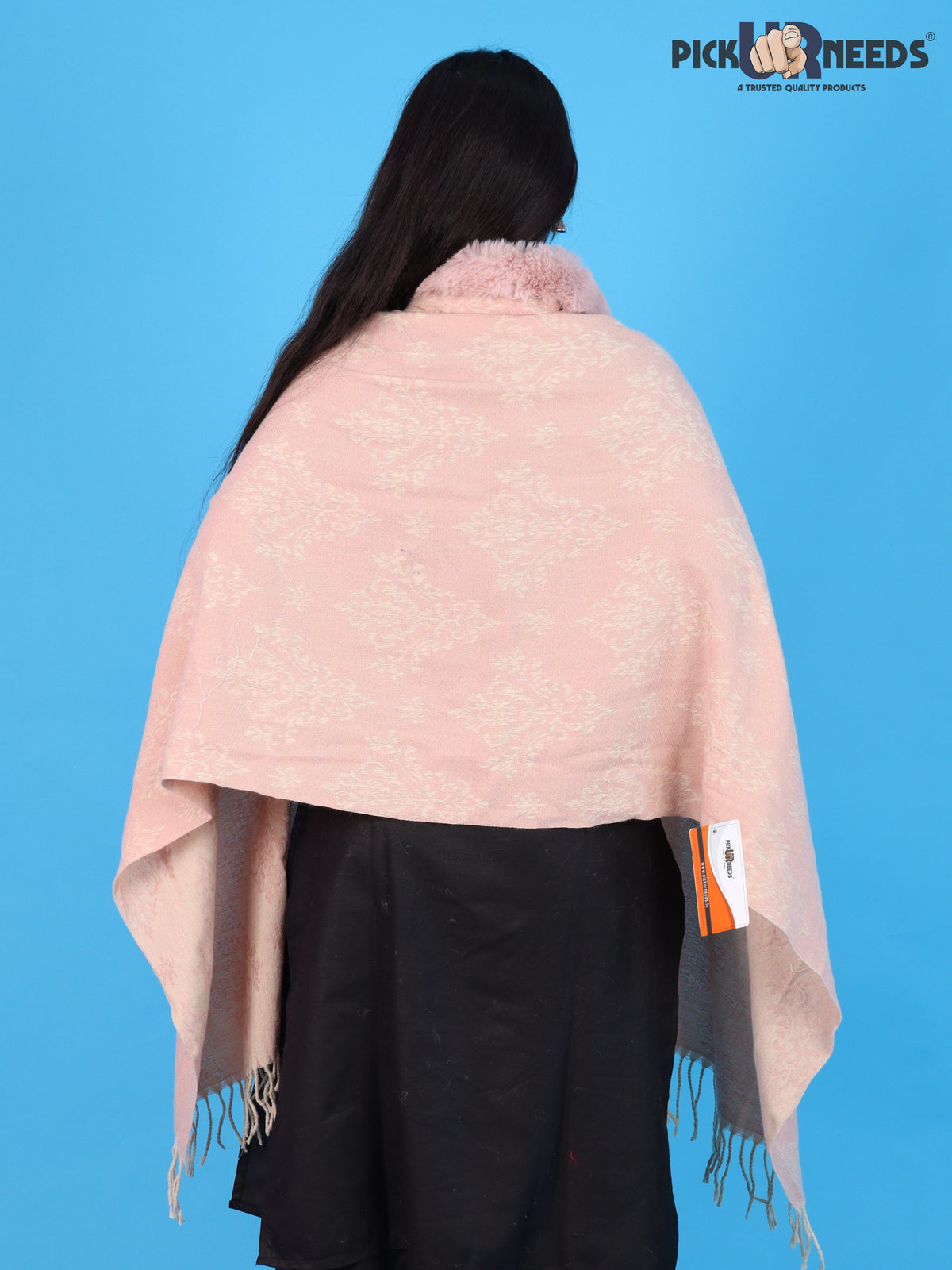 Pick Ur Needs Pashmina Self Design Women Shawl