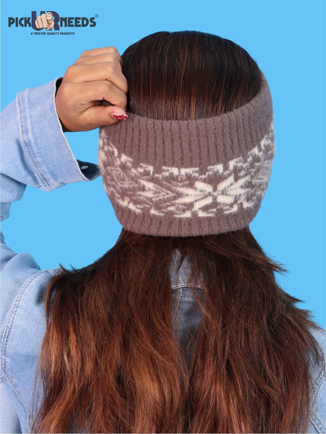 Pick Ur Needs Winter Headband for Women & Men Stretchable Ear Warmer Kanpatti Hair Band Cozy Head Cover for Walking, Running & Travel