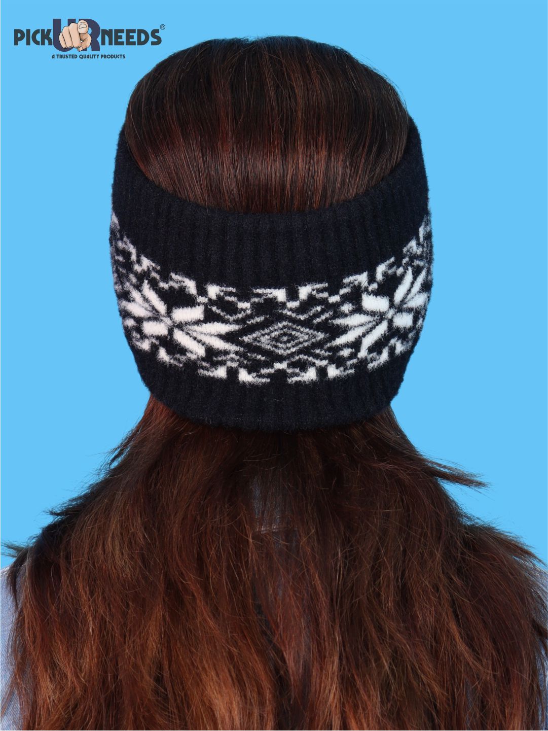 Pick Ur Needs Winter Headband for Women & Men Stretchable Ear Warmer Kanpatti Hair Band Cozy Head Cover for Walking, Running & Travel