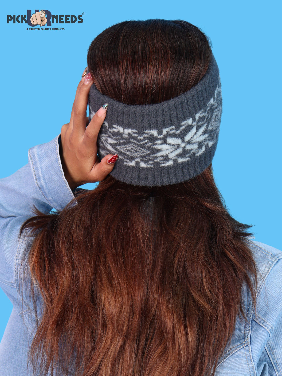 Pick Ur Needs Winter Headband for Women & Men Stretchable Ear Warmer Kanpatti Hair Band Cozy Head Cover for Walking, Running & Travel