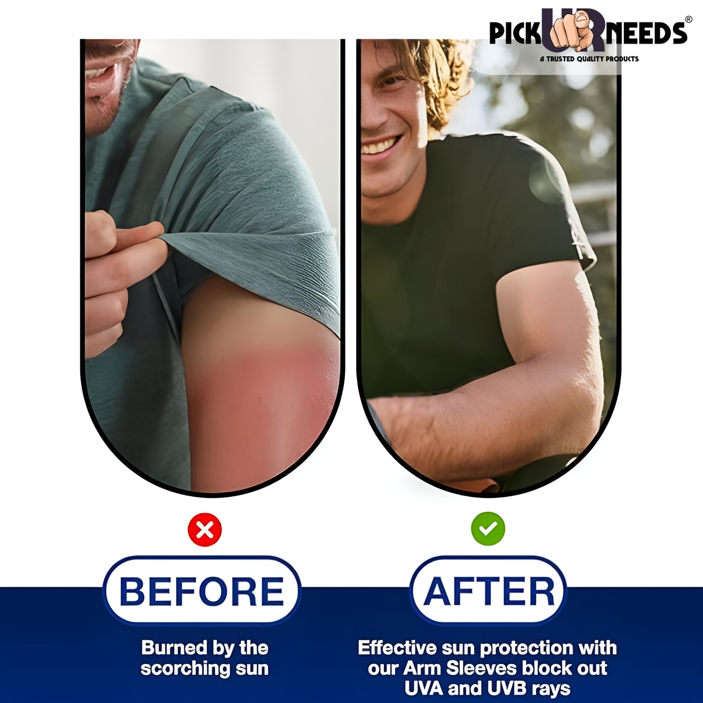 Pick Ur Needs Arm Sleeves for Sun Protection UV Cooling Sleeves for Men & Women for Outdoor Work, Sports, Running, Tattoo Dragon Cover