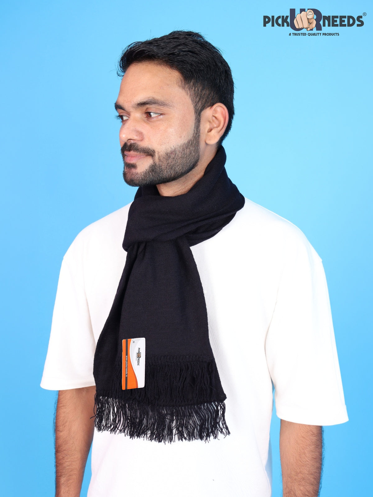 Pick Ur Needs Mens Winter Muffler Scarf for Boys & Men Soft Warm Neck Wrap Stole Lightweight Shawl